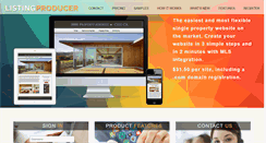 Desktop Screenshot of listingproducer.com