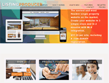 Tablet Screenshot of listingproducer.com