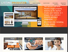 Tablet Screenshot of demo.listingproducer.com
